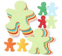 SAFIGLE 72 Pezzi Delicate Child Shape Paper Cutouts DIY Craft Decorations For Kindergarten Classroom And Home Wall Art