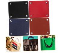 SAFIGLE 8 Pezzi Copri Maniglie in Pelle per Valigia Manici Imbottiti Anti-schiacciamento Coperture Resistenti per Borse Trolley Shopping Bag Rosso Nero Marrone Blu