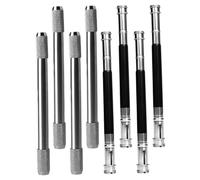 SAFIGLE 8 pezzi Estensori per Matite in Metallo Prolunghe per Matite Artistiche e Pastelli Strumenti Compatti e Resistenti per Scuola e Disegno Compatibili e Pastelli Colorati