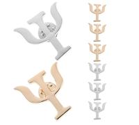 SAFIGLE 8 Pezzi Spille Psicologia in Lega per Giacca da Uomo e Donna Accessori Eleganti per Risvolto Spille Moda per Camicie Uniformi e Sciarpe Design Chic e Duraturo