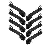 SAFIGLE 8 Pezzi Tirazip Doppio Strato Antideflagrante per Valigie, Kit di Riparazione Cerniera Resistente, Linguette Rimovibili Compatibili per Borse da Viaggio e Zaini, Sicurezza