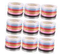 SAFIGLE 80 Pezzi Nastri Metallici Colorati per Regali e Palloncini Nastro Ampia per Decorazioni Festa Compleanno Matrimonio e Laurea