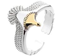 SAFIGLE Anello Donna Punk Vintage Aquila Aperto Decorazione Unica Per Dito e Accessorio Fashion Personalizzato Per Uso Quotidiano e Regalo