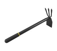 SAFIGLE Attrezzo in Acciaio al Manganese Nero, Utensile da Giardino Resistente e Comodo da Impugnare, per Agricoltura e Orto, Strumento per Estirpare Erbacce e Lavorare Terreno