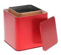 SAFIGLE Barattolo Ermetico in Ferro per tè e Chicchi di caffè Contenitore Decorativo Pratico per Frutta Secca con Coperchio Confezione Singola per Conservazione Sicura in Cucina