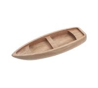 SAFIGLE Barca in Legno Classica Canoe Non Finita per Decorazioni Nautiche Dettagli Curati e Sollievo dalla Pressione per Casa e Ufficio
