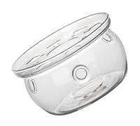 SAFIGLE Base Riscaldante per Teiera in Vetro Borosilicato Scalda Tè Compatto e Resistente Accessorio per Mantenere Caldo Tè Domestico per Consumo Quotidiano e Ambienti Casalinghi