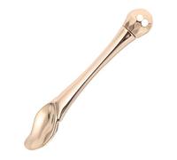SAFIGLE bastoncino di crema per gli occhi spatola di trucco degli occhi Strumento di bellezza per la degli occhi paletta per crema per gli occhi Lega di zinco D'oro