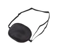 SAFIGLE Benda Per Occhio Singolo in Seta Nera Regolabile, Maschera Per Ambliopia e Strabismo, Copertura Per Occhi Pigri Adulto, Fascia Elastica Leggera Per Uso Quotidiano