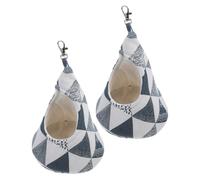 SAFIGLE Borsa Porta Mollette da Bucato Conica 2 Pezzi Organizer Sospeso da Porta per Interni ed Esterni Sacchetto Portaoggetti Versatile per Mollette e Piccoli Accessori