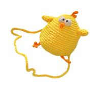 SAFIGLE Borsetta Tracolla Ragazzo Ragazza Forma Di Pollo Cartoon Borsa Handwoven Crochet Per Ragazze Design Adorabile e Pratica Per Monetine e Piccoli Oggetti