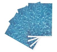 SAFIGLE Carta Adesiva Effetto Acqua Realistica per Modelli in Miniatura da Esterno, 4 Pezzi Texture Increspata, per Diorama Fai da Te e Decorazioni Scenografiche di Laghi e Corsi D’acqua