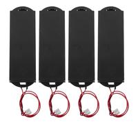 SAFIGLE Cassetta di Sicurezza Porta Batterie 4 Pezzi Custodia per Batterie Aa Elettriche Supporto Interno per Batteria Sostituibile e Contenitore di Stoccaggio per Manutenzione della