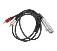 SAFIGLE Cavo Audio Bilanciato Xlr Femmina Rca Anti-interferenza con Stagnato Ossigeno Flessibile e Resistente per Microfono e Altoparlanti Connessione Audio Alta Fedeltà