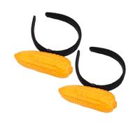SAFIGLE Cerchietto Per Tema Mais Fascia Per Di Mais Morbida e Realistica Copricapo Vegetale Per Feste Travestimenti Compleanni