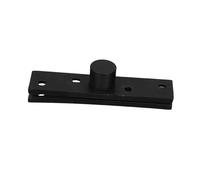 SAFIGLE Cerniera Nascosta per Porta con Perno Pivot in Acciaio Inox Nero Cardine Superiore e Inferiore Stabile Design Invisibile Rotante per Mobili e Sportelli Robusti