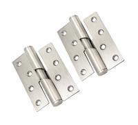 SAFIGLE Cerniera Porta Armadio Automatica in Inox Resistente alla Autochiudente Stabile e Facile da Installare per Bagno e Spogliatoio Finitura Argento Elegante e Raffinata