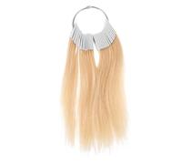 SAFIGLE Ciocche per Test del Colore dei Chioma 30 Pezzi con Anelli Campione per Parrucchieri, Kit Professionale per Esercitazioni e Confronto Tonalità Chioma Naturali