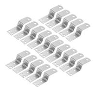 SAFIGLE Clip a Z per Piani Tavolo 18mm 20 Pezzi, Staffe e Bretelle in Ferro Resistenti Antiruggine per Mensole, Supporti per Cornici Adatti a Tavoli e Scrivanie, Fissaggio Solido per Uso