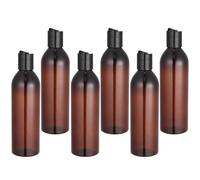 SAFIGLE Contenitori per Lozione da Viaggio 6 Pezzi 250Ml Tappo a Pressione Ermetico, Bottiglie Vuote per Sapone e Creme Corpo, per Viaggi in Campeggio e Uso Quotidiano