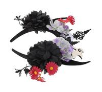 SAFIGLE Corna Diavolo per Halloween Fascia per Capelli con Design Unisex Accessorio Realistico per Costumi da Demone Feste di Halloween Travestimenti e Carnevale