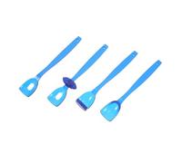 SAFIGLE Correttore della Lingua Set 4 Strumenti per Allenamento della Motricità Orale per Ragazza e Riabilitazione Muscolare Attrezzatura per Logopedia Colore Blu