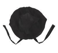 SAFIGLE Cuffietta Regolabile per Donna Imitazione Cappello per Dormire Morbido e Traspirante per Trucco Spa e Dei Colore Nero