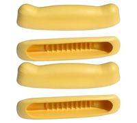 SAFIGLE Cuscinetti per Stampelle Sotto le Ascelle 4 Pezzi, Imbottitura Antiscivolo in Tpr, Accessori per Bastoni da Passeggio per Adulti, Supporto Morbido Ergonomico, Ricambio per Ausili