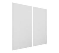 SAFIGLE Diffusore di Luce per Plafoniera da Ufficio 2 Pezzi Pannello Diffusore Pieghevole e Tagliabile in Plastica Bianca 15X30 CM Copertura Antiabbagliante per Paralumi da Soffitto