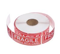 SAFIGLE Etichette Adesive Fragile per Spedizioni Avviso Handle With Care per Imballaggi con Prodotti Fragili come Vetro e Ceramica Etichette di Avvertenza per Pacchi Sensibili