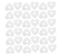 SAFIGLE Etichette Identificative per Bicchieri a Stelo 50 Pezzi Forma Cuore per Bevande Amuleti da Bere per Natale Feste e Compleanni