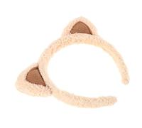 SAFIGLE Fascia di gattino peluche orecchie da gatto fascia per il trucco degli animali Fascia yoga Accessori in costume di Halloween fascia per la cura della pelle del trucco tessuto