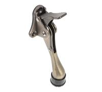 SAFIGLE Fermaporta Pavimento Regolabile per Porte Pesanti Blocco Semi-Automatico Pedale per Fondo Protezione Antiurto per Maniglie e per Interni ed Esterni