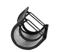 SAFIGLE Filtro Microfono Doppio Strato U-shape Antivento Antisaliva in Plastica e Metallo per Streaming, Registrazione Voce, Interviste