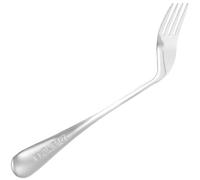 SAFIGLE Forchetta Ergonomica Angolata in Acciaio Leggera per Anziani e Disabili Posata Pratica e Facile da Usare per Pappa e Svezzamento