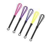 SAFIGLE Frusta Salone in Set 5 Pezzi Colorati Agitatore per Parrucchieri Lunghezza 18,4 Cm Strumento per Mischiare Colori e