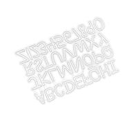 SAFIGLE Fustelle Alfabeto e Numeri in Acciaio per Scrapbooking, Stencil Taglio Goffratura Fai da Te per Album Fotografici, Decorazioni Festive e Artigianato Creativo