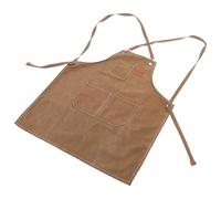 SAFIGLE Grembiule da Barbecue in Pelle Bovina con Tasche Cucite e Cinghia Regolabile Grembiule da Cucina Resistente per Casa Ristorante e Officina Multifunzione per Barbecue e Artigianato