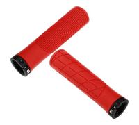 SAFIGLE Impugnature Manubrio Bicicletta in Gomma Rossa 2 Pezzi Antiscivolo Assorbimento Urti per Bici da Strada e Mountain Bike Comode ed Ergonomiche
