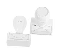 SAFIGLE Kit 2 Pezzi Timbri per Ciglia Inferiori in Plastica Bianca, Accessori per Applicazione Precisa, per Principianti e Tecniche di Make-up Avanzate