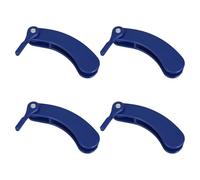 SAFIGLE Kit 4 Pezzi Tornitore di Chiavi Ergonomico in Plastica Blu con Presa Migliorata e Fissaggio Semplice per Anziani con Mobilità Ridotta e Mani Deboli