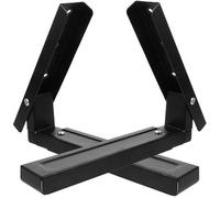 SAFIGLE Kit Montaggio Microonde Sottopensile in Acciaio Inox 2 Pezzi Staffa da Parete Resistente Antiruggine Supporto Salvaspazio per Microonde Sopra Fornelli Installazione Facile