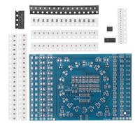 SAFIGLE Kit Pratico Saldatura Componenti Elettronici con Scheda Prototipazione Pcb Resistente per Esercitazioni Saldatura a Montaggio Superficiale Smd per Studenti Hobbisti e Ingegneri in