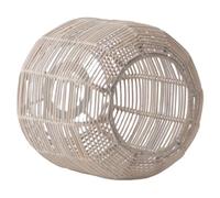 SAFIGLE Lampada Sospensione in Rattan Intrecciato Paralume Moderno in Ferro Resistente Copertura per Lampada da Cucina e Sala da Pranzo Compatibile Dimensioni Compatte