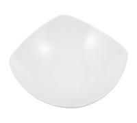 SAFIGLE Leggere e Resistenti Set 2 Pezzi Ciotole Quadrate in Ceramica Bianca per Insalate, Snack e Uso Quotidiano in Cucina