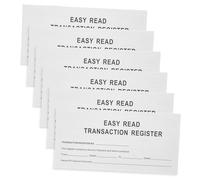 SAFIGLE Libri Registro Assegni Stampa Grande Taccuino Contabile Portatile Strumento Tracciamento Finanziario Budget