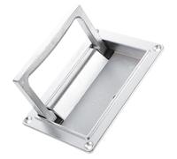 SAFIGLE Maniglia Incassata in Lega per Porta Scorrevole Maniglia Scomparsa Resistente e Silenziosa Adatta per Armadi e Cassette di Controllo Facile da Installare e Antiruggine per Uso