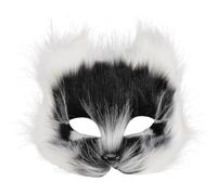 SAFIGLE Maschera Peluche Gatto Volpe Maschera Realistico Gatto 2023 Roba Animale Di Halloween ta Costume