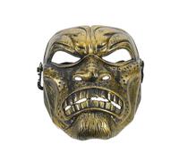 SAFIGLE Maschera Spartana Maschera Per Halloween Per Adulti Costume Da Uomo Uomini in Costume Maschere Di Halloween Per Uomo Maschere Fantastiche D'oro Plastica