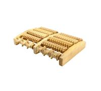 SAFIGLE Massaggiatore per Piedi in Legno Naturale Rullo Plantare Punte per Rilassamento e Alleviare lo Stress Muscolare